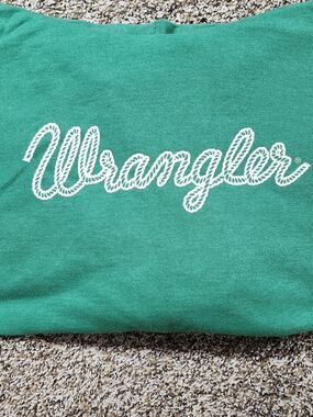 Wrangler Retro Brand Kelly Green Crewneck Sweatshirt - Women's M